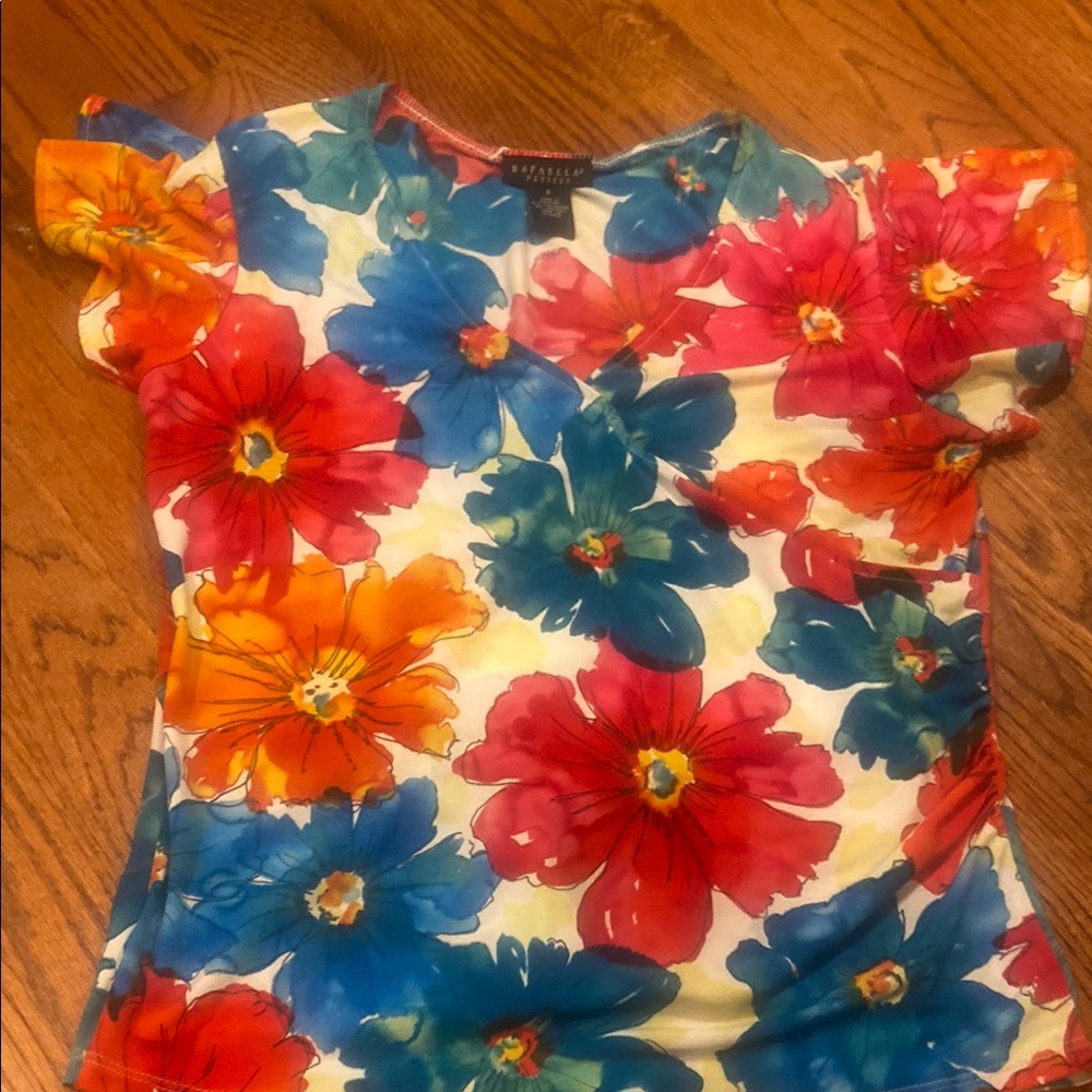 Floral Short Sleeve Top